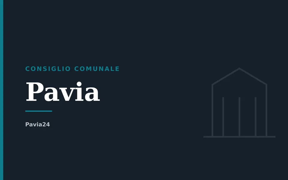 Pavia: Consiglio comunale