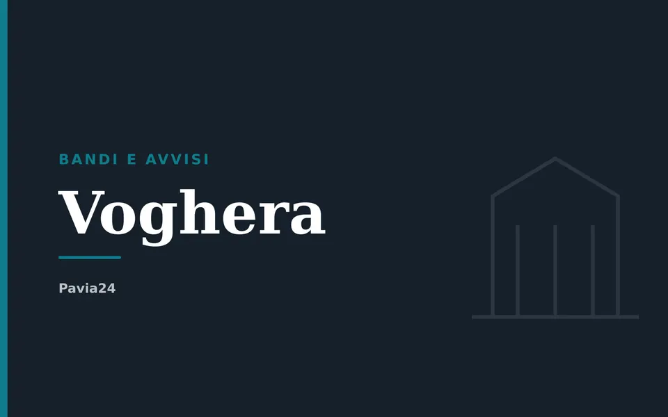 Voghera: Bandi e avvisi