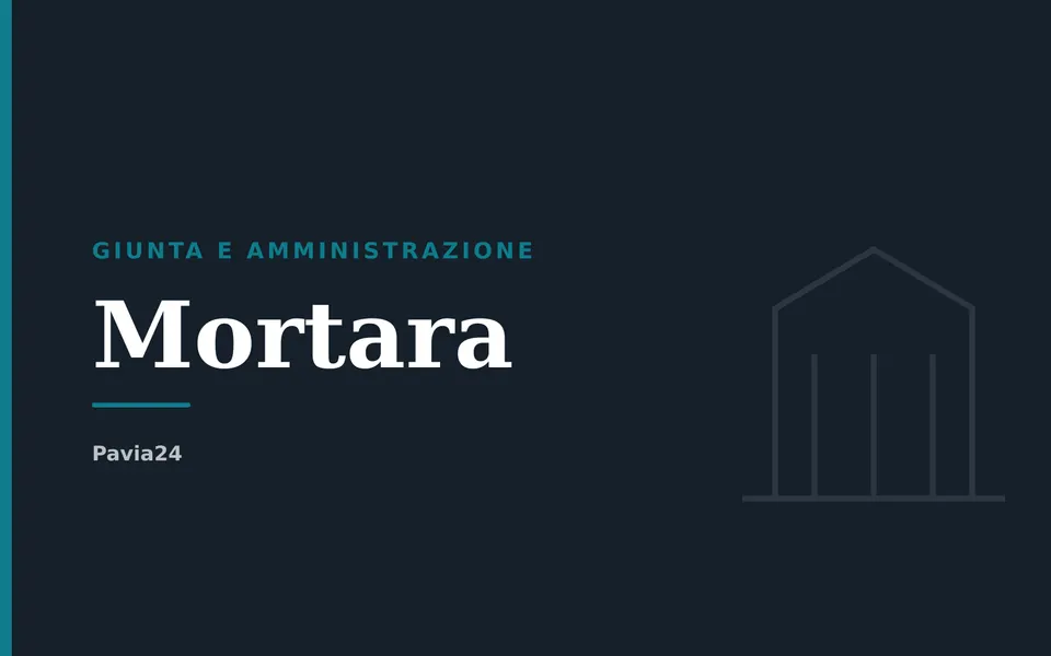 Mortara: Giunta e amministrazione