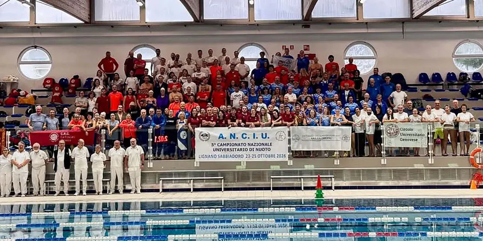 L'Università di Pavia vince il Premio Qualità al Campionato di nuoto ANCIU